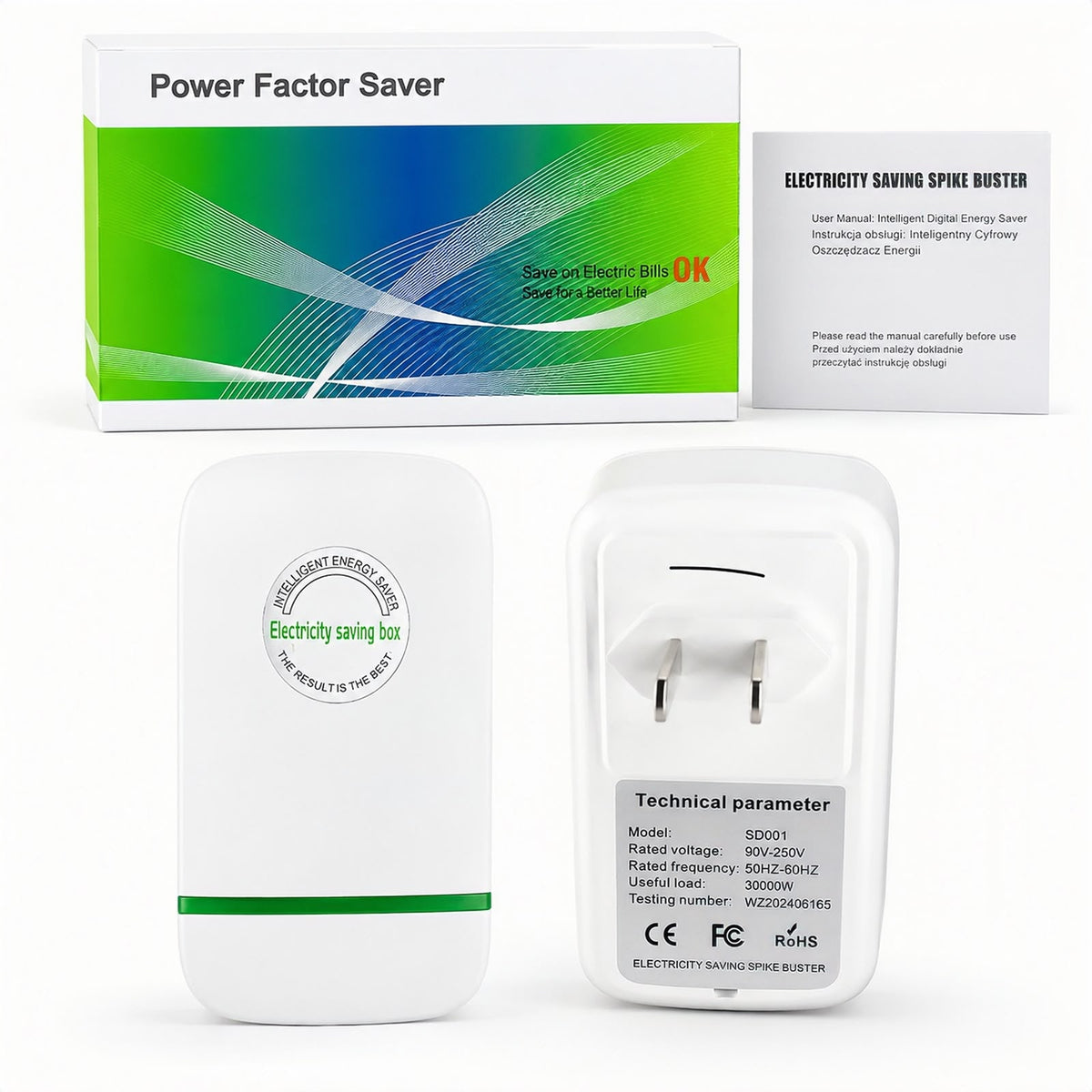 AHORRADOR DE ENERGÍA PARA CASA O NEGOCIO ⚡️ ELECTRICITY SAVING BOX REDUCE TU PAGO DE LUZ  💡