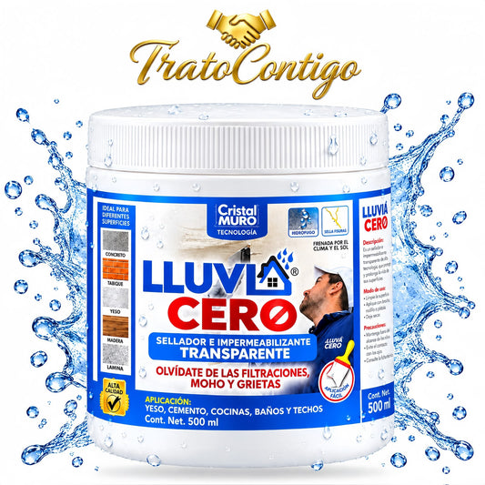 Lluvia Cero Impermeabilizante Transparente • 500 ml